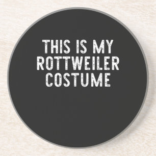 Dessous De Verre En Grès This Is My Rottweiler Dog Costume Halloween Lazy