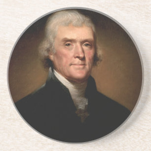 Dessous De Verre En Grès Thomas Jefferson