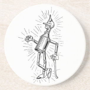 Dessous De Verre En Grès Tinman fraîchement huilé