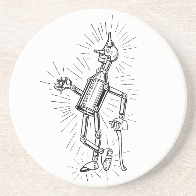 Dessous De Verre En Grès Tinman fraîchement huilé (Devant)