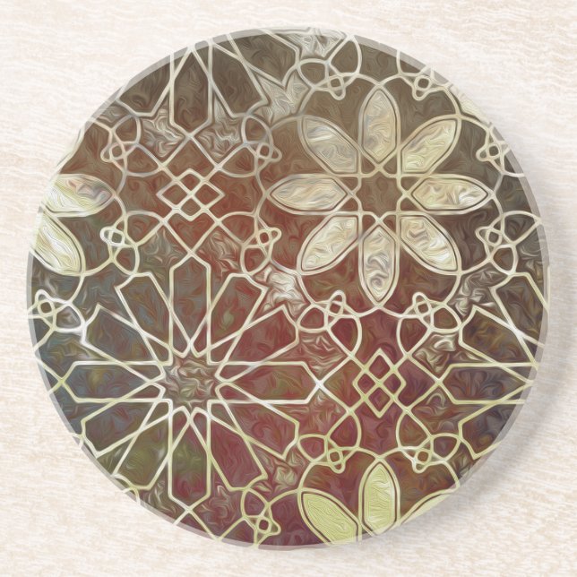 Dessous De Verre En Grès Titres mystiques II (Devant)