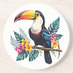 Dessous De Verre En Grès toucan