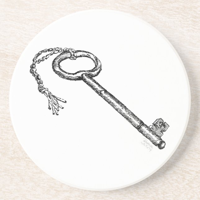 Dessous De Verre En Grès Touche antique (Devant)