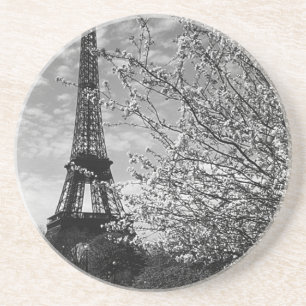 Dessous De Verre En Grès Tour Eiffel Paris France vintage
