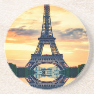 Dessous De Verre En Grès Tour Eiffel Paris Soirée européenne