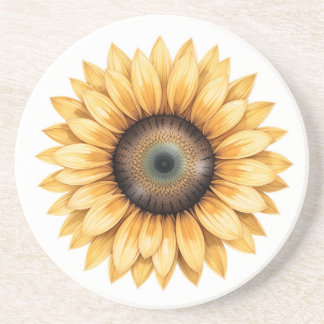 Dessous De Verre En Grès Tournesol