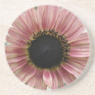 Dessous De Verre En Grès Tournesol rose pâle