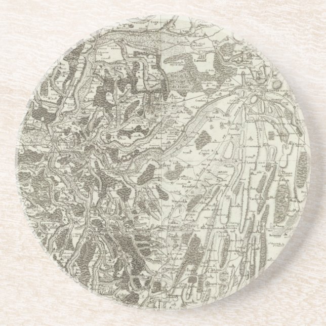 Dessous De Verre En Grès Tournus, Lonsle Saunier (Devant)
