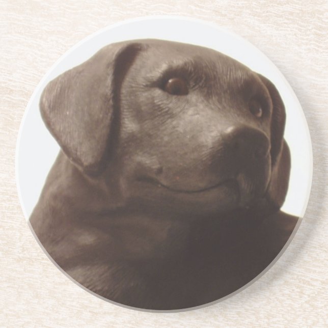 Dessous De Verre En Grès Tout le monde aime un Labrador Retriever (Devant)