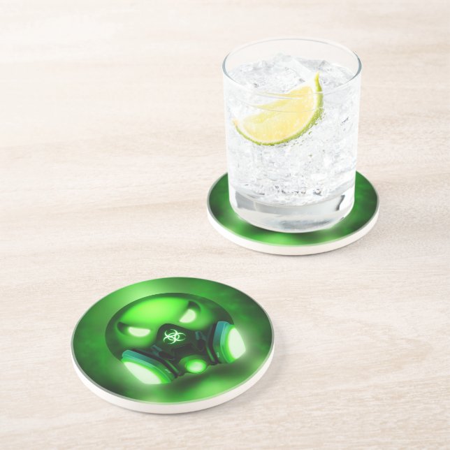 Dessous De Verre En Grès Toxicmoji (Côté)