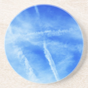 Dessous De Verre En Grès traces dans le ciel
