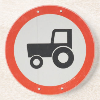 Dessous De Verre En Grès Tracteur