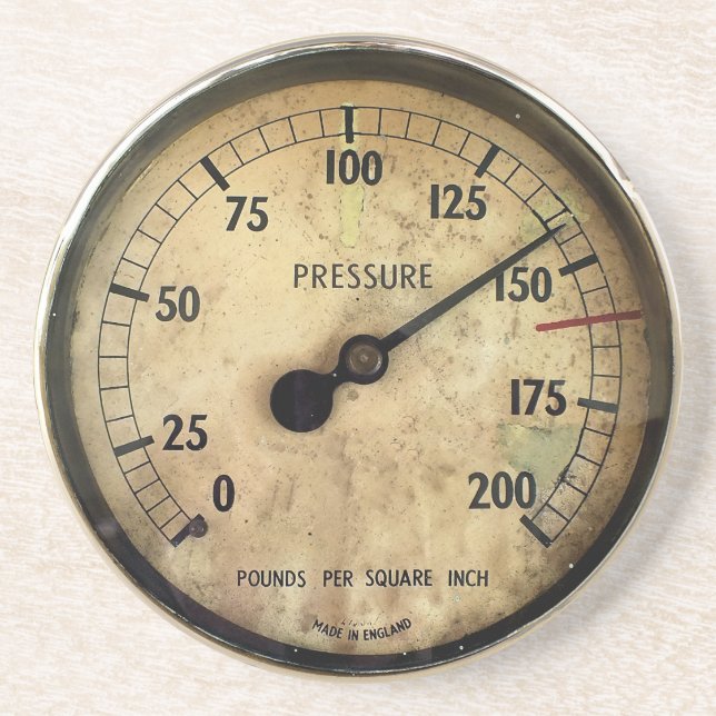 DESSOUS DE VERRE EN GRÈS TRAINS À VAPEUR (Devant)