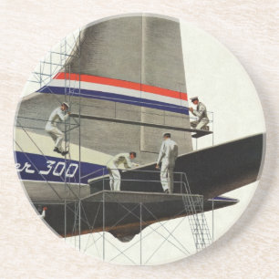 Dessous De Verre En Grès Transport vintage, Maintenance des avions