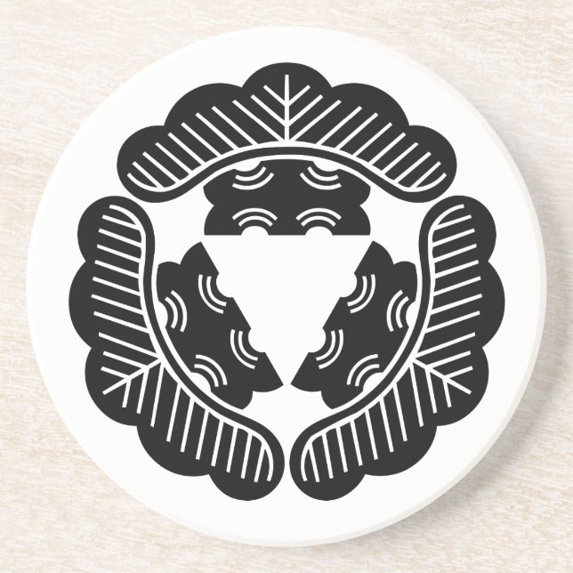 Dessous De Verre En Grès Trois pins (Devant)