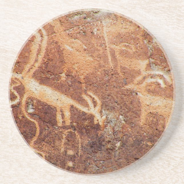 Dessous De Verre En Grès Troupeau - parc d'état indien de Fremont (Devant)