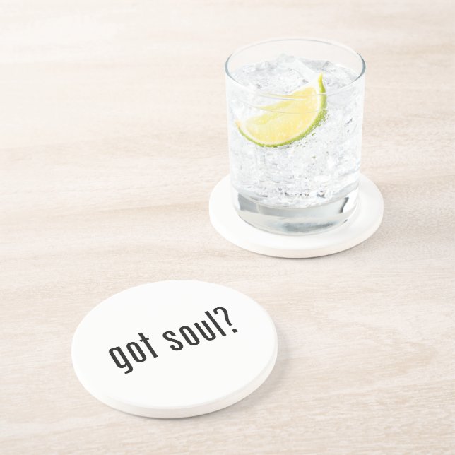 Dessous De Verre En Grès tu as une âme ? (Côté)