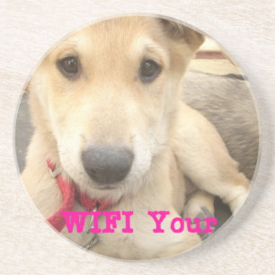 Dessous De Verre En Grès Tu Devrais WIFI Ton Amour Tous Les Jours