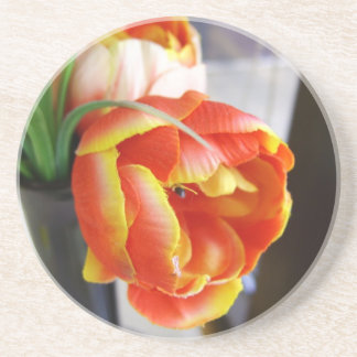 Dessous De Verre En Grès Tulipe de soie