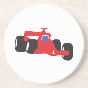 Dessous De Verre En Grès Turbo voiture de course