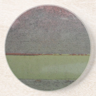 Dessous De Verre En Grès Turquoise bleu rose vert rouillé