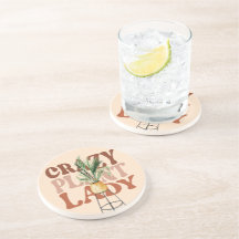 Typographie Plante rétro Plante Lady