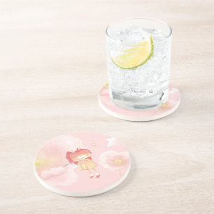 Dessous De Verre En Grès Un jardin dans mon coeur