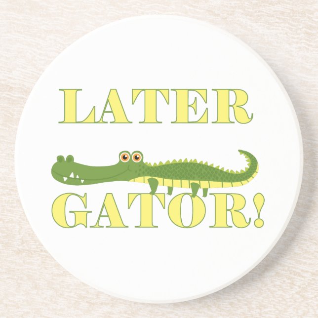 Dessous De Verre En Grès Un plus défunt alligator (Devant)