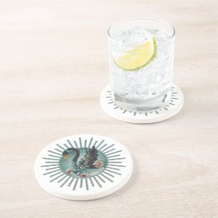 Dessous De Verre En Grès Une touche d'imaginaire et d'élégance, le cygne du