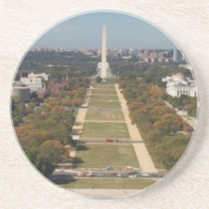 Dessous De Verre En Grès Une vue de paysage de Washington DC