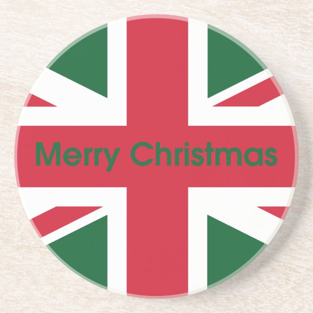 Dessous De Verre En Grès Union Jack (Devant)