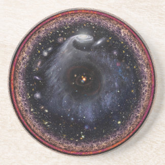 Dessous De Verre En Grès Univers radial logarithmique