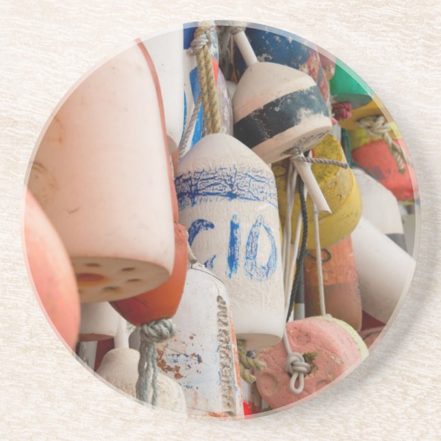 Dessous De Verre En Grès USA, Rhode Island, Block Island (Devant)