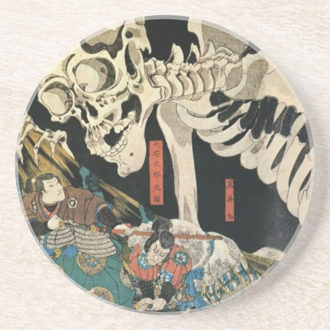 Dessous De Verre En Grès Utagawa Kuniyoshi (Devant)
