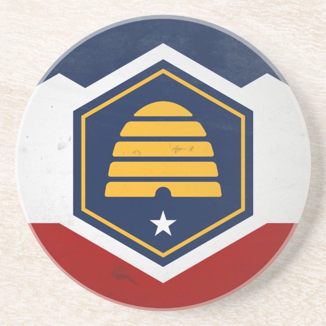 Dessous De Verre En Grès Utah (Devant)