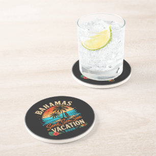 Dessous De Verre En Grès Vacances Bahamas Sable Mer Soleil 2026