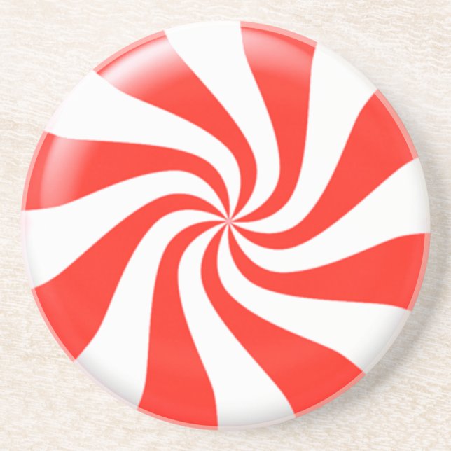 Dessous De Verre En Grès Vacances Mint Candy Custom (Devant)