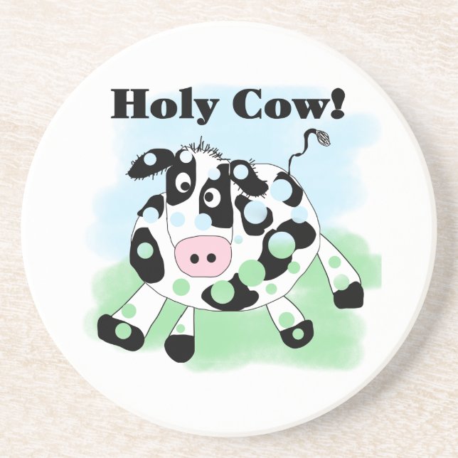 Dessous De Verre En Grès Vache (Devant)