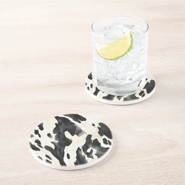 Dessous De Verre En Grès Vache de ferme occidentale (Côté)