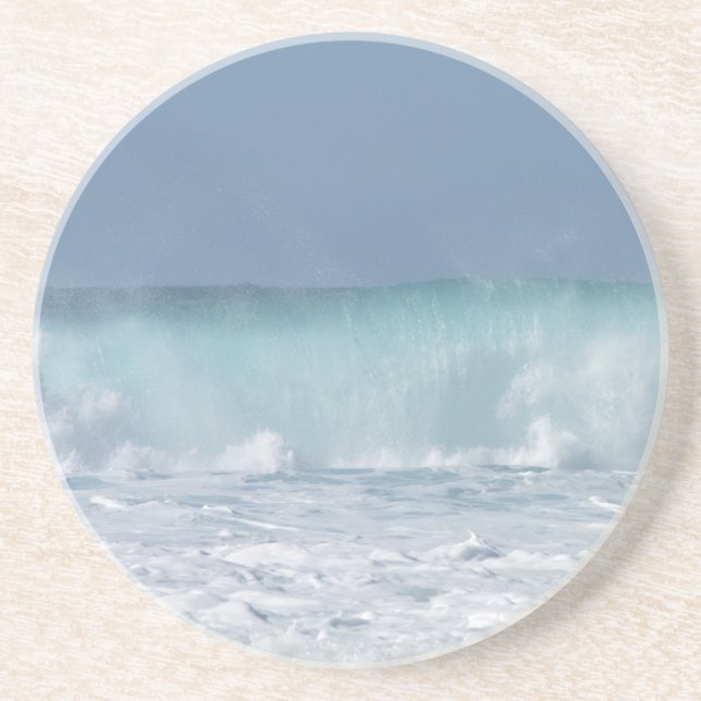 Dessous De Verre En Grès Vague écrasante (Devant)