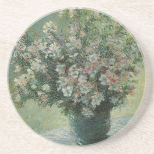 Dessous De Verre En Grès Vase de fleurs par Claude Monet