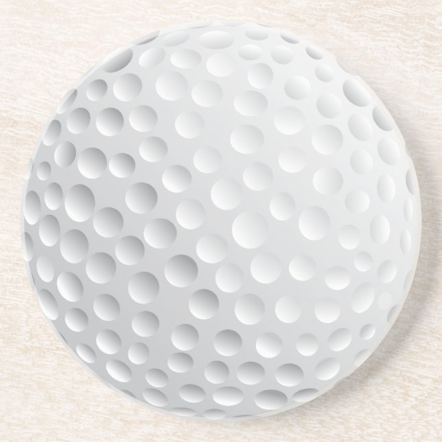 Dessous De Verre En Grès vecteur graphique de balle de golf (Devant)