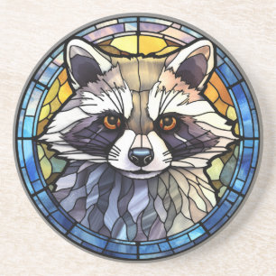 Dessous De Verre En Grès Verre doux Frisky Raccoon