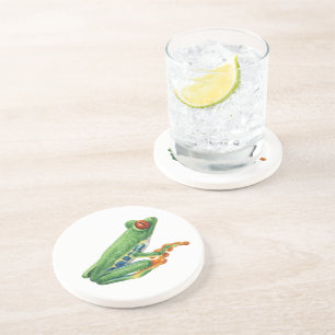 Dessous De Verre En Grès Vert clair