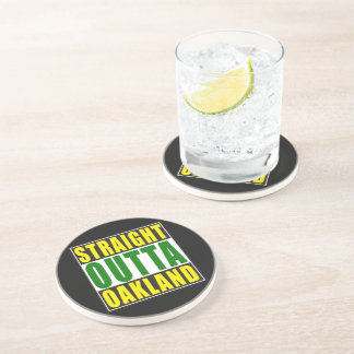 Dessous De Verre En Grès Vert droit d'Outta Oakland