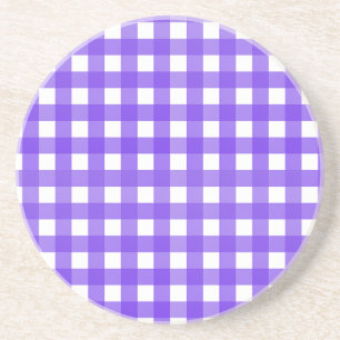 Dessous De Verre En Grès Vichy Lavande