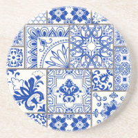 Victorian Majolica : Patchwork Tile Motif.