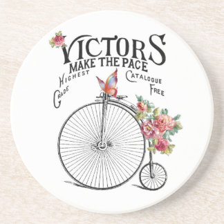 Dessous De Verre En Grès Vieux vélo vintage