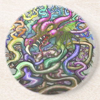 Dessous De Verre En Grès Vignes Dragon