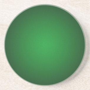 Dessous De Verre En Grès Vignette Grainy Vert-Noir